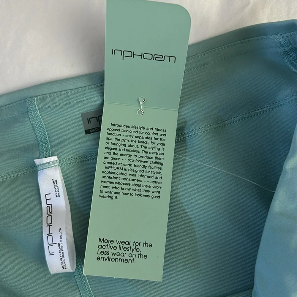 InPhorm Cool Mint Butterfly Classic tennis Ruffle Skirt Pickleball XL NWT - Picture 8 of 9